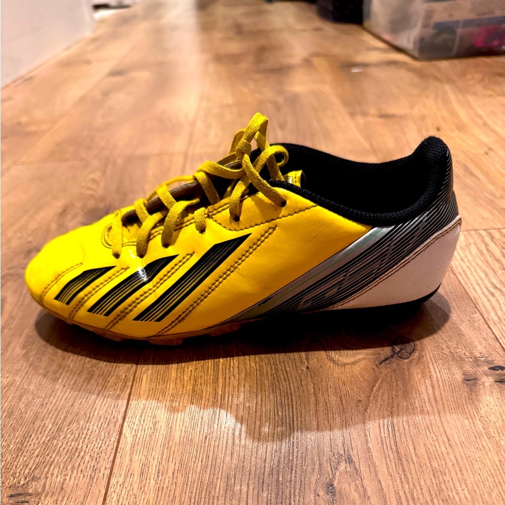 Yellow F-50 adidas cleats